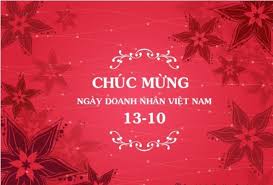 THƯ CHÚC MỪNG (Nhân ngày Doanh nhân Việt Nam 13/10/2022)